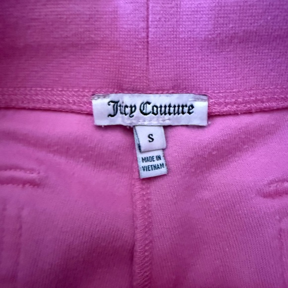 Y2K Vintage Juicy Couture Pink Flare Velour Pants - Picture 5 of 5